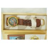 Walt Disney Watch Collectors Club Wooden Train Set. Engine and 6 Cars