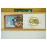 Walt Disney Watch Collectors Club Wooden Train Set. Engine and 6 Cars