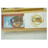 Walt Disney Watch Collectors Club Wooden Train Set. Engine and 6 Cars