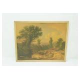 Vintage Framed Print "Glories of Nature". 29.5"x24"