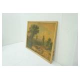 Vintage Framed Print "Glories of Nature". 29.5"x24"