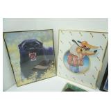 Framed Disney Posters (3ct) , Framed Black Panther Poster (1ct)