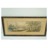 Vintage Original Watercolor Paintings