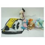 Plush stuffed Animals, Disney Memorabilia, Laundry Basket