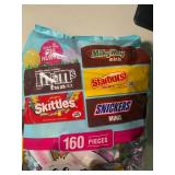 SCOT 1 - Assorted Candy Mix: Milky Way Minis, M&M's Fun Size, Skittles & Starburst (160 Pieces)