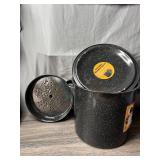 Granite Ware Stock Pot With Steamer Insert - New