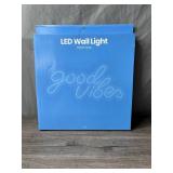 Good Vibes LED Wall Light - Brand New
