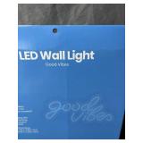 Good Vibes LED Wall Light - Brand New