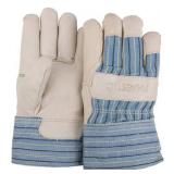 Majestic 1520 Pigskin Palm Leather Work Gloves, Size Men