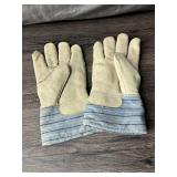 Majestic 1520 Pigskin Palm Leather Work Gloves, Size Men