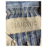 Majestic 1520 Pigskin Palm Leather Work Gloves, Size Men
