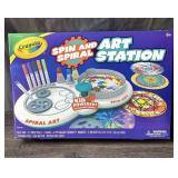 Crayola Spin and Spiral Art Station Craft Kit - Brand New