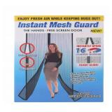 Instant Mesh Guard Hands-Free Screen Door - Brand New
