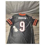 Cincinnati Bengals Joe Burrow #9 Youth Large NFL Team Apparel Jersey - Brand New