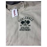 Pickleball Athletics Department Sweatshirt, Size Adult Medium - Brand New