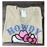 Hello Kitty Howdy T-shirt Size Adult XXL - Brand New