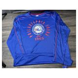 NBA Philadelphia 76ers Longsleeve Shirt, Size Men