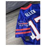 Buffalo Bills Josh Allen #17 NFL Football Jersey, Size Youth Medium - Brand New