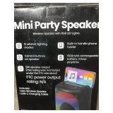 Mini Party Wireless RGB LED Speaker - Brand New