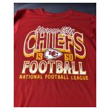 Kansas City Chiefs NFL Football T-Shirt, Size Youth Large - Brand New