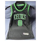 Nike Jordan Boston Celtics Nike Kristaps Porzingis #8 Size Youth Medium NBA Jersey, $100 Retail - Brand New