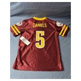Washington Commanders Jayden Daniels #5 Size Youth Medium NFL Jersey - Brand New