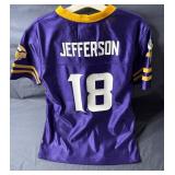 Minnesota Vikings NFL #18 Justin Jefferson Size Youth Small Team Apparel Brand Jersey -  Brand New