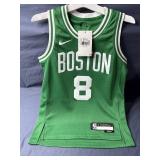Boston Celtics Nike Kristaps Porzingis #8 Size Youth Small NBA Jersey, $95 Retail - Brand New