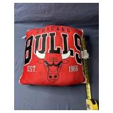 Red Chicago Bulls Basketball Decorative Pillow - New