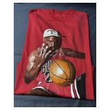 Michael Jordan Iconic Chicago Bulls Graphic T-Shirt, Size Men