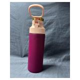 Take Care of You Purple Insulated Water Bottle, 18.5 oz - Brand New