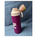 Take Care of You Purple Insulated Water Bottle, 18.5 oz - Brand New