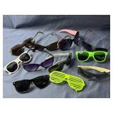 11 Pairs of Sunglasses - Random Styles and Sizes