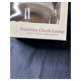 Sunrise Clock Lamp - Brand New