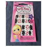 Girlie Nails 8 packs of 24 Full Cover Nail Stickers - Brand New