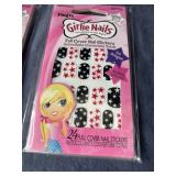 Girlie Nails 8 packs of 24 Full Cover Nail Stickers - Brand New