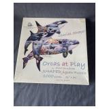 SunOut Orcas at Play 1000 piece puzzle - Brand New
