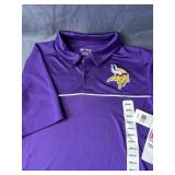 Minnesota Vikings NFL Football Polo Shirt, Size Adult Small - Brand New