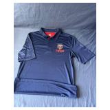 Minnesota Twins MLB Baseball Majestic Brand Polo Shirt, Size Adult Small - New