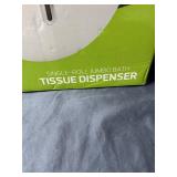 Alpine Single Roll Jumbo Tissue Dispenser, Black - New