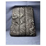 Heyday Black Marbled Laptop Bag Sleeve, Holds 15" Laptop - Brand New