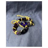 Minnesota Vikings Leather Adjustable Bracelets - New