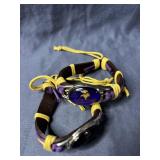 Minnesota Vikings Leather Adjustable Bracelets - New