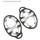 YakTrax Diamond Grip Traction Cleats Size Adult Large and Adult Extra Large, 2 Pairs