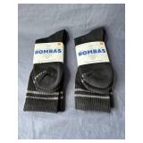 Bombas Crew Socks Size Adult Large, 2 Packs - Brand New