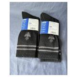 Bombas Crew Socks Size Adult Large, 2 Packs - Brand New