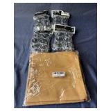 4 Packs of 6 Silver Plastic Napkin Rings and 1 Gold Napkin Pack of 5 - Brand New