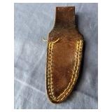 Stainless Steel Knife with Leather Sheath