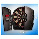 Digital Dartboard Cabinet with Darts