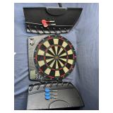 Digital Dartboard Cabinet with Darts
